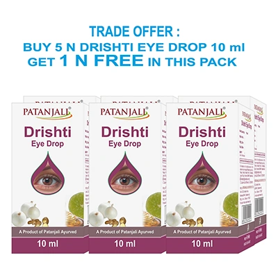 Patanjali Drishti Eye Drop (5+1 Pack)