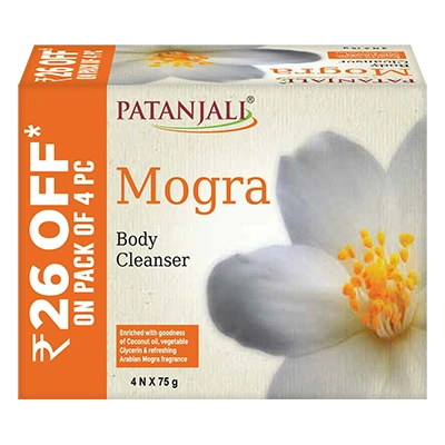 Patanjali Mogra Body Cleanser- 75 Gx4 N