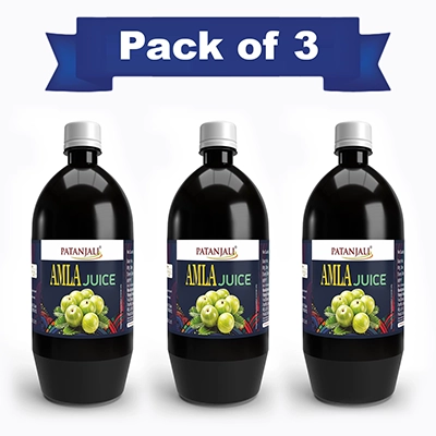 Patanjali Amla Juice 500 ml (Pack Of 3)