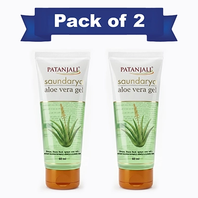 Saundarya Aloevera Gel 60 ml - Pack Of 2