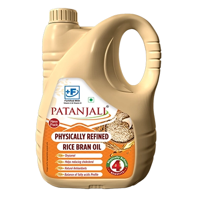 Patanjali Rice Bran Oil Jar