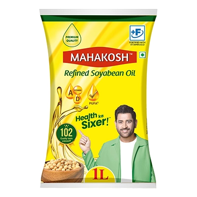 Mahakosh Refined Soyabean Oil 1ltr (P)