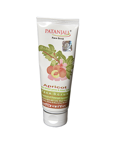 Patanjali Aloevera  Apricot Face Scrub