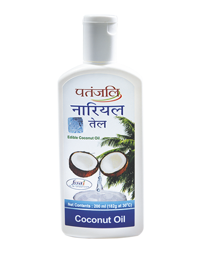 Patanjali Natural Coconut Oil 200 ml - Buy Online