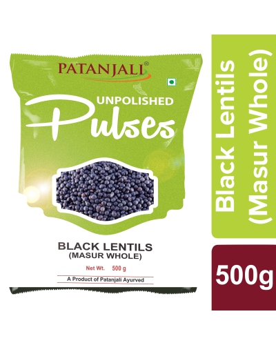 Patanjali Unpolished  Black Masur