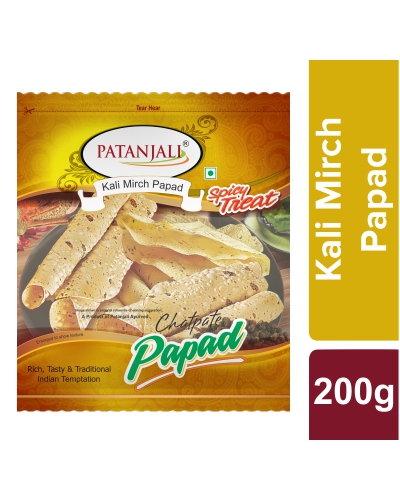 Patanjali Kali Mirch Papad