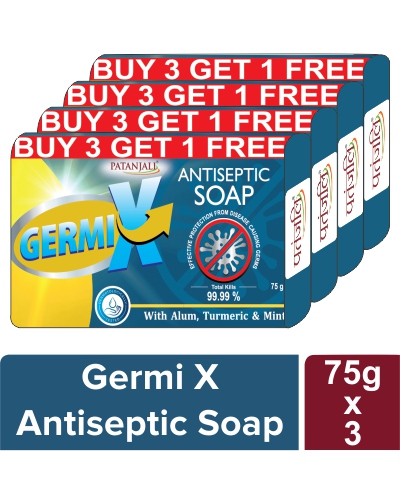 Germi X Antiseptic Soap 75gm Buy3 Get1 Free