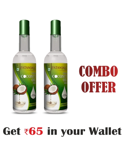 100% Pure Virgin Coconut oil 500ml Combo (pack of 2)- Rs 65 Off