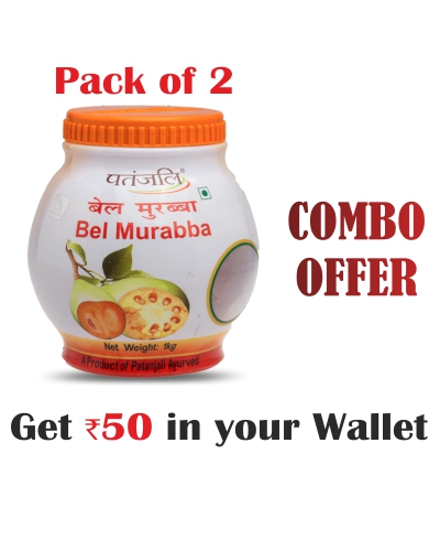 Combo- Patanjali Bel Murabba 1 Kg(Pack of 2) - Rs 50 Off