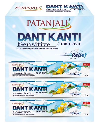 Dant Kanti Sensitive Tp-50gx3 Disp. Pack