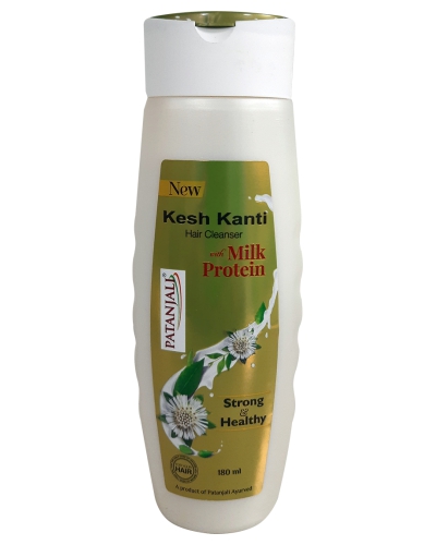 Patanjali Kesh Kanti Milk Protein (Herbal Shampoo) 180 ml - Buy Online