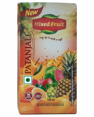 Patanjali Mix Fruit Beverage (Tetra Pack)