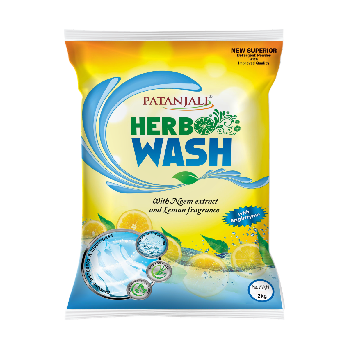 Patanjali HERBAL WASH DETERGENT POWDER 2 KG Buy Online
