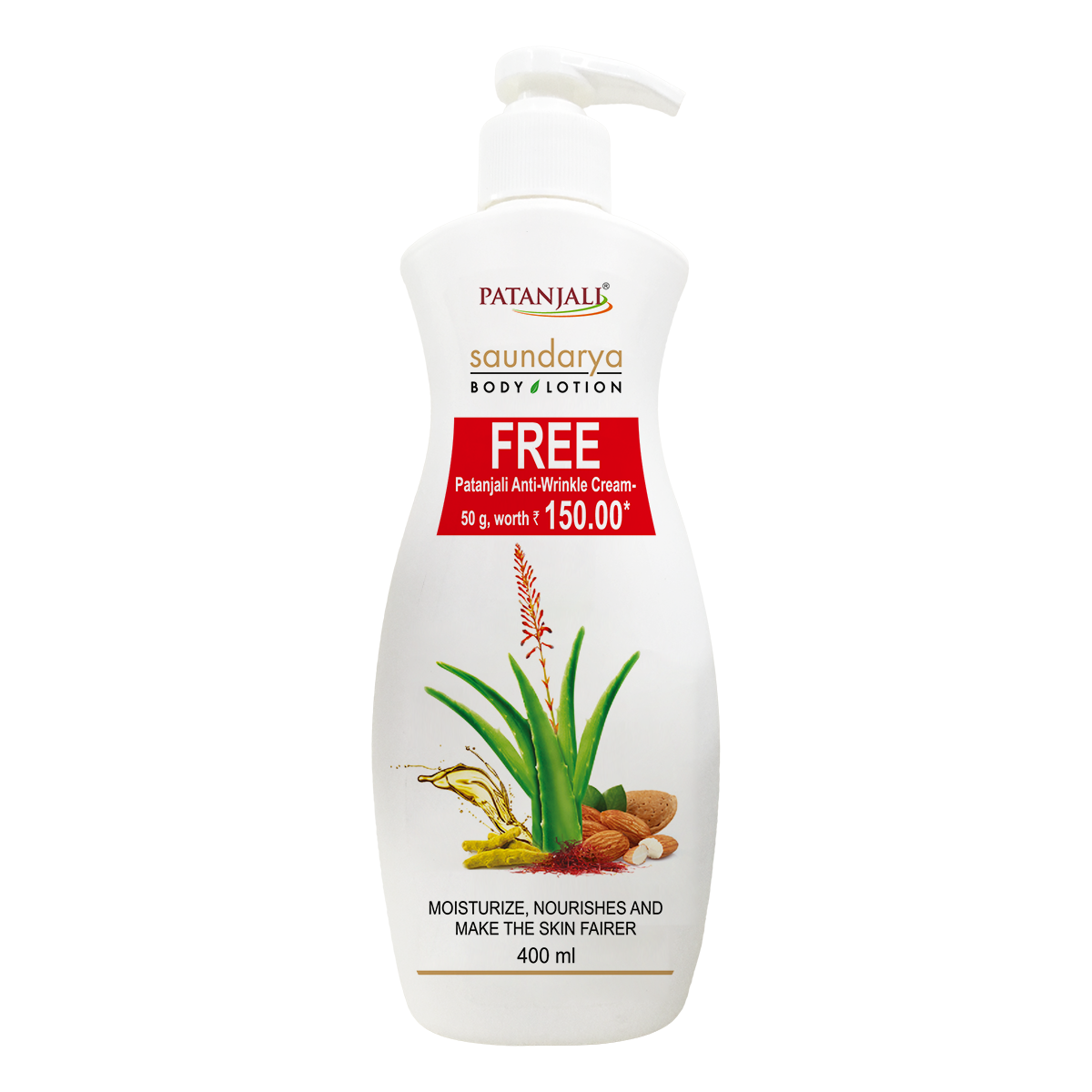 Patanjali SAUNDARYA BODY LOTION 400 ml Buy Online