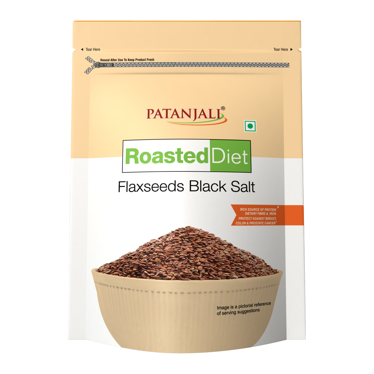 Patanjali Roasted Diet Flaxseed Black Salt 150 GM Buy flaxseed