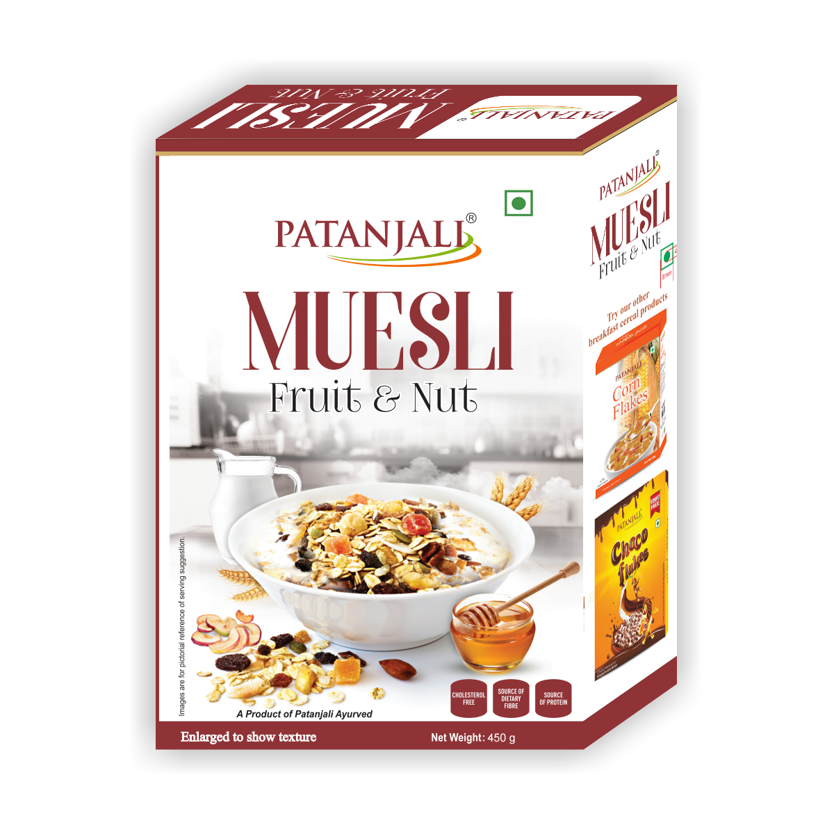 Buy Online Patanjali Muesli Fruit Nut 450 gm