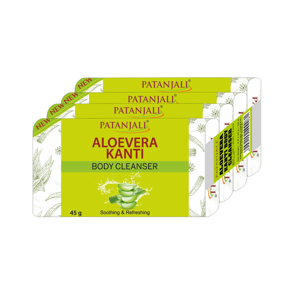 Aloevera Kanti Body Cleanser (4x1)45 Gm