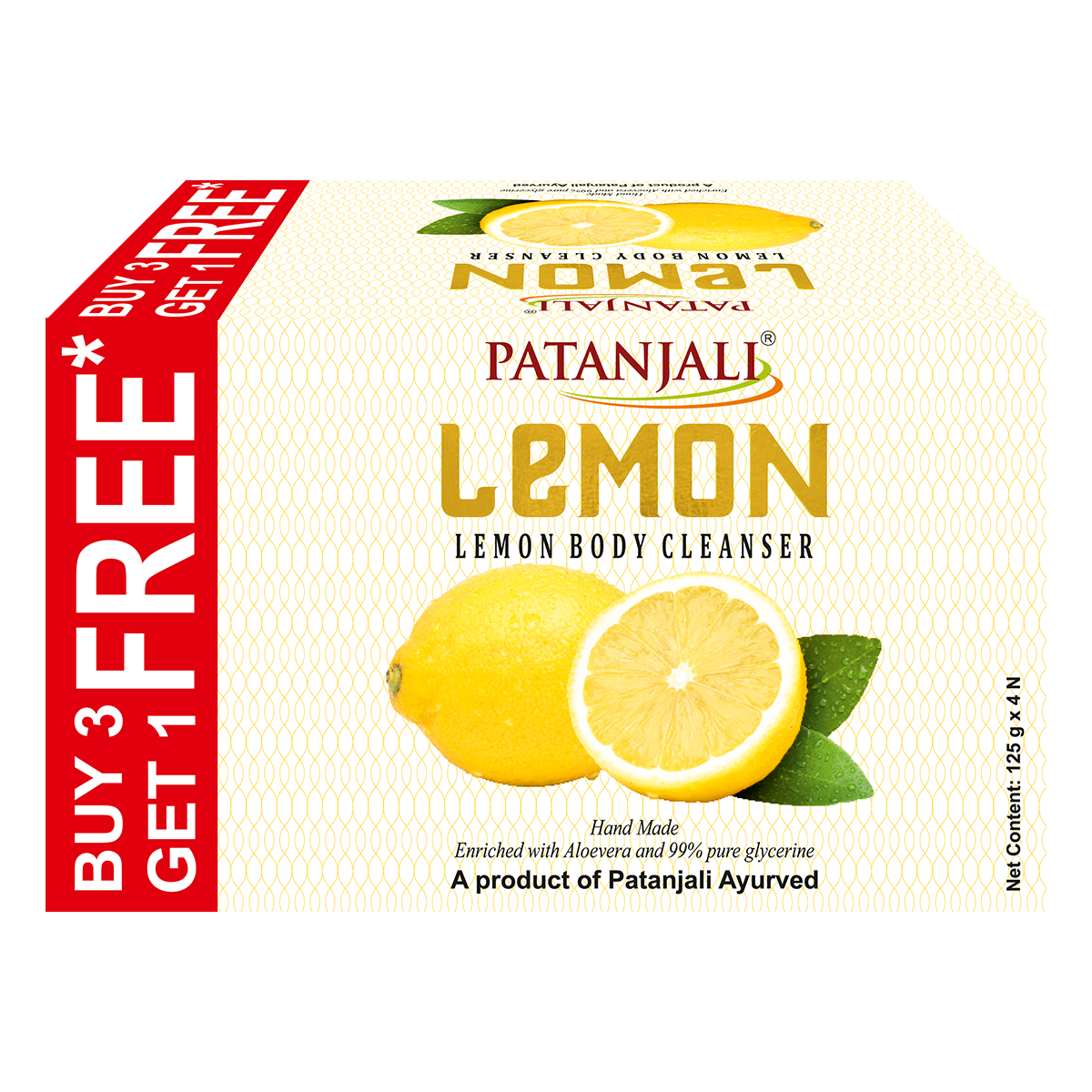 Patanjali Lemon Body Cleanser 125g C.o. B3G1 Free