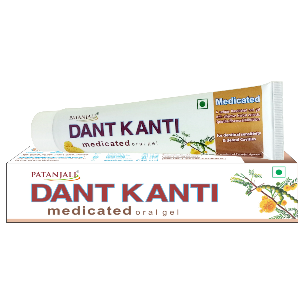 Patanjali Dant Kanti Medicated Oral Gel Tube of 100 GM