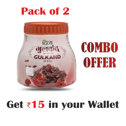 Combo- Divya Gulkand 400 gm(Pack of 2) - Rs 15 Off