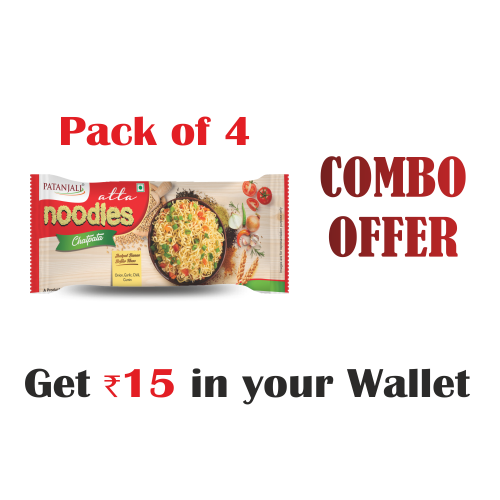 Pack of 4- Atta Noodles Chatpata 240 gm- Rs 15 Off