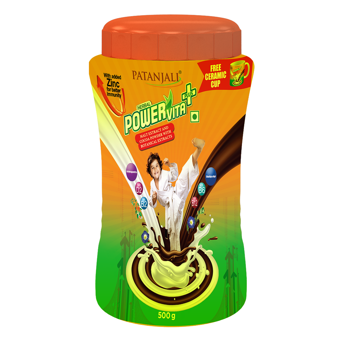 Patanjali Herbal Powervita Plus with Free Cup