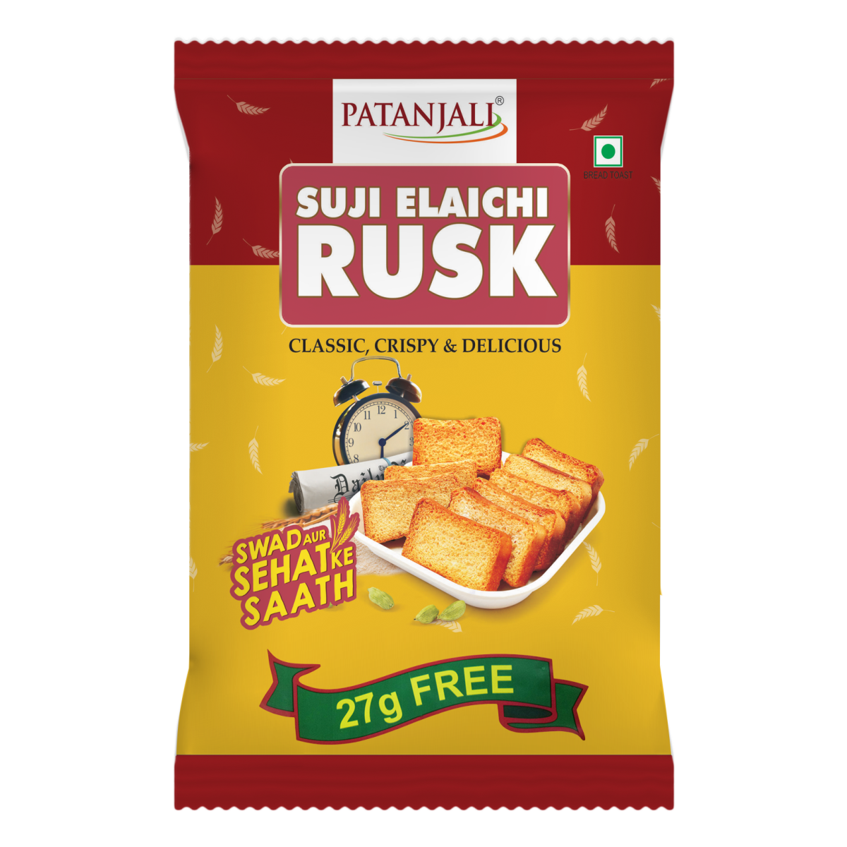 Patanjali Suji Elaichi Rusk