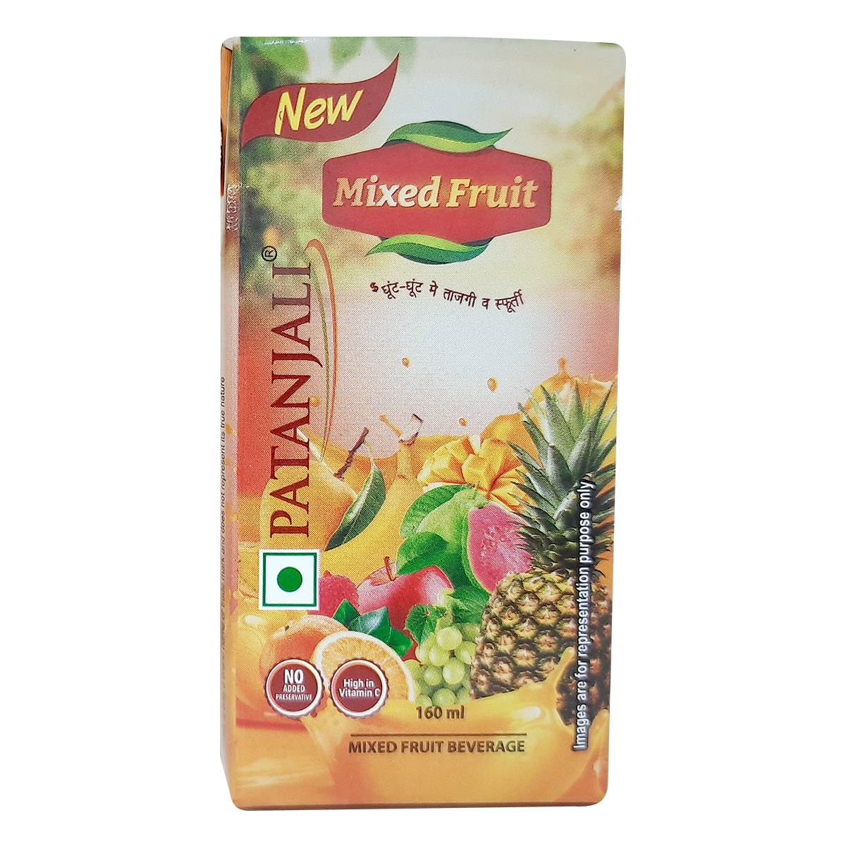 Patanjali Mix Fruit Beverage (Tetra Pack)