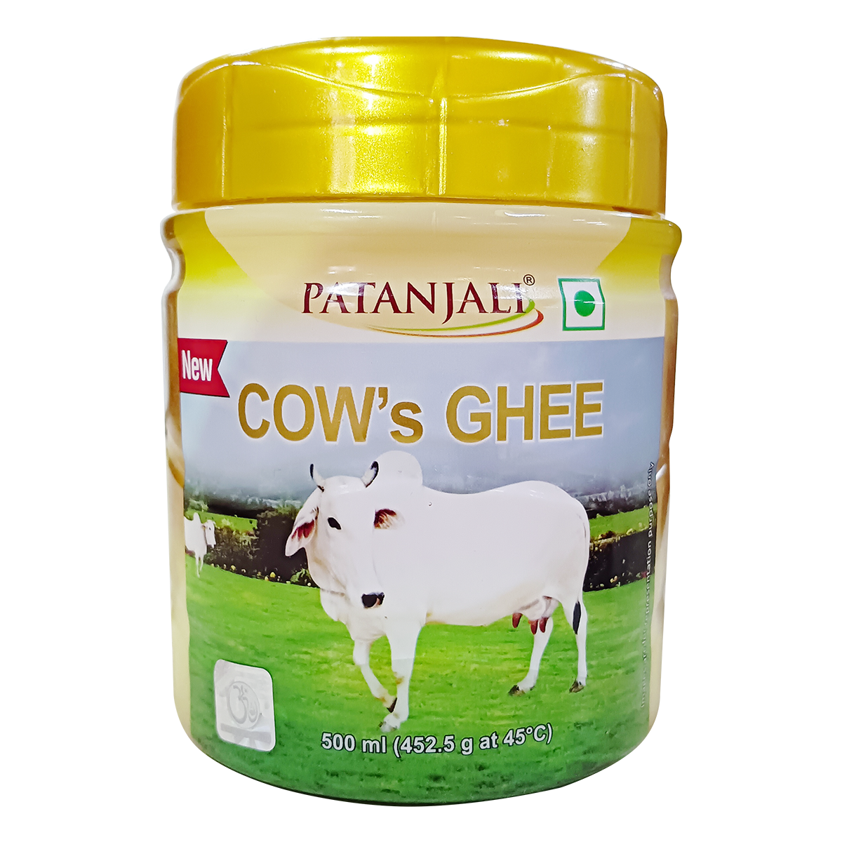 Patanjali Cow's Ghee (PET Jar) 500 ml- Pure ghee online : desi ghee ...