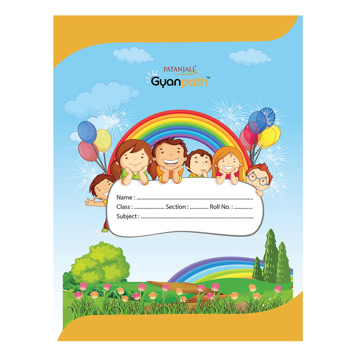 NB 18X24 Kids Rainbow 140 Page SQL