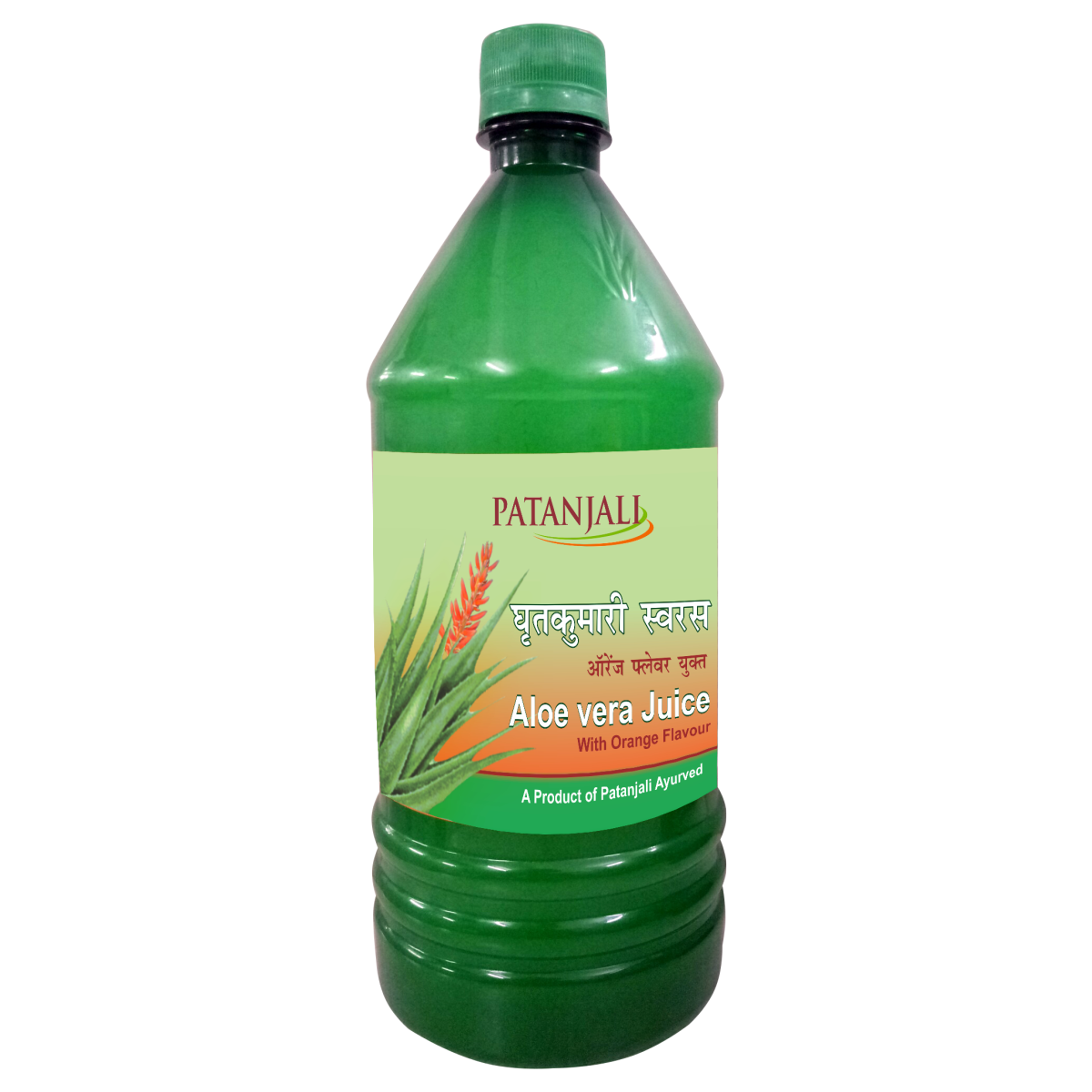 Patanjali Aloevera Juice with Fiber and Orange Flavour