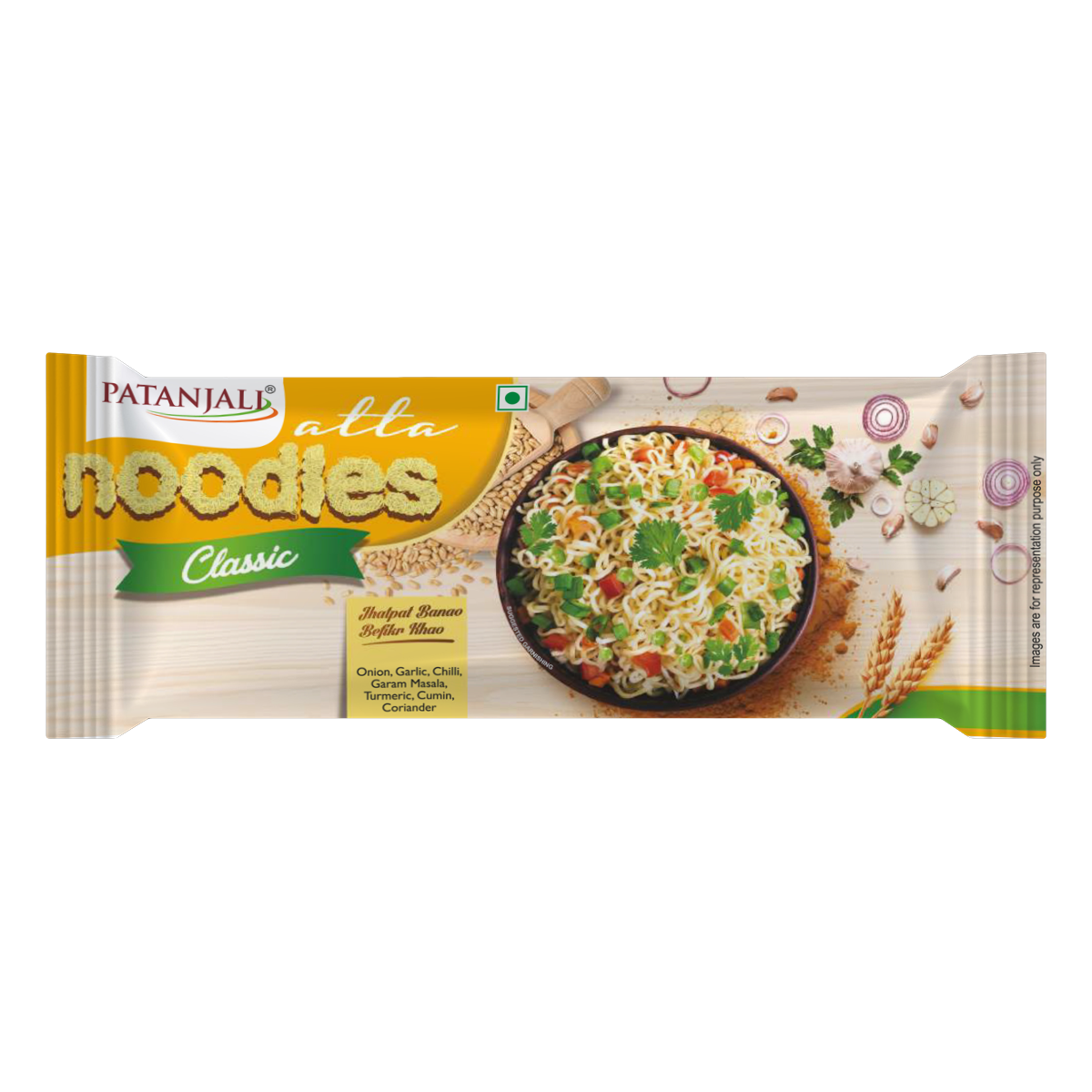 Patanjali Atta Noodles Classic - Family Pack