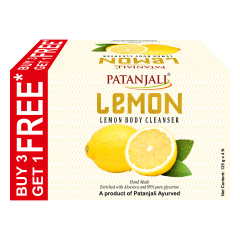 Patanjali Lemon Body Cleanser 125g C.o. B3G1 Free