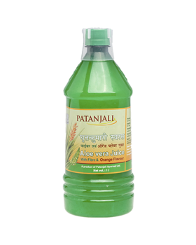 ALOEVERA JUICE WITH FIBRE AND ORANGE FLAVOUR (L)