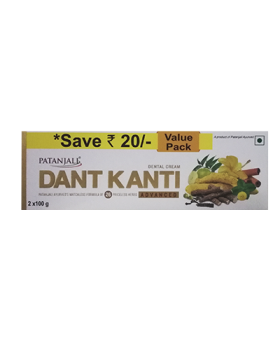 Patanjali Dant Kanti Dental Cream (Adv) 2x100-g