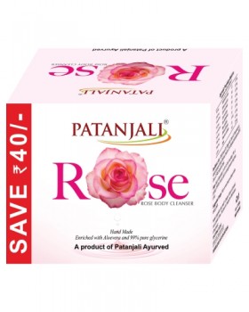 Patanjali Rose Body Cleanser 125g C.o. B3g1 Free
