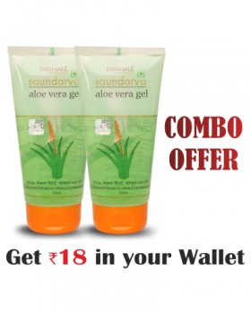 Aloevera Gel Combo for Face, Skin & Hair 150 ML(Pack of 2) - Rs 18 Off