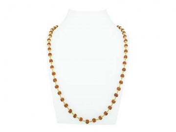 5 MUKHI RUDRAKSHA METAL MALA GOLDEN-PAUDJWKNES2015189