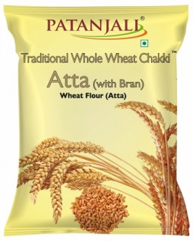 Patanjali Traditional Whole Wheat Chakki Atta With Bran