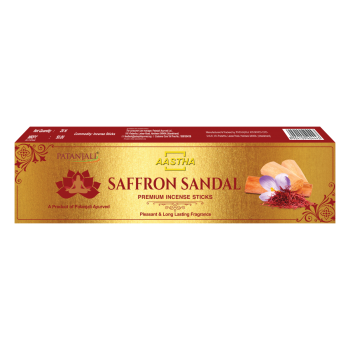 Aastha Premium Agarbatti Saffron Sandal