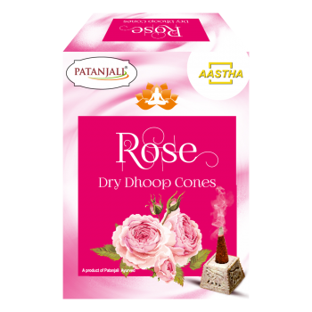 Aastha Rose Dry Dhoop Cone