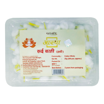 Patanjali Aastha Cotton Wicks (Kumkum) - Indian Eats