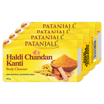 Haldi Chandan Kanti Body Cleanser(4x1) 45gm