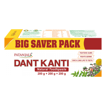 Dant Kanti Natural(200gx3) Big Saver Pack