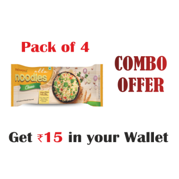 Pack of 4- Atta Noodles Classic 240 gm- Rs 15 Off