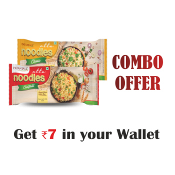 Combo- Atta Noodles Chatpata 240 gm+Atta Noodles Classic 240 gm- Rs 7 Off