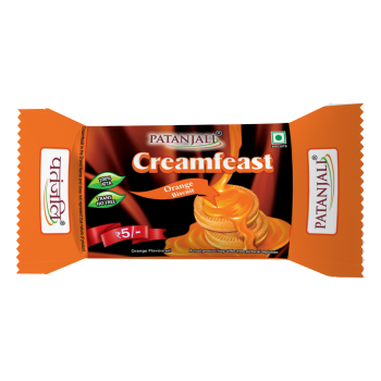 Patanjali Creamfeast Orange Biscuit