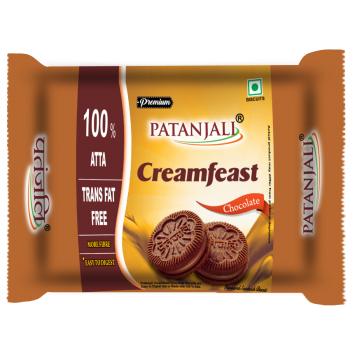 Patanjali  Creamfeast Chocolate Biscuit