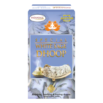 Aastha Special Whitesage Dhoop - 10 N