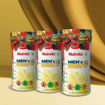 Patanjali Nutrela Men's Superfood (pack of 3)